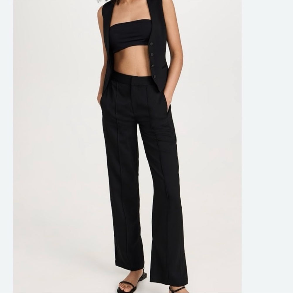 Rag & Bone Cameron Black Crepe Pants size 4